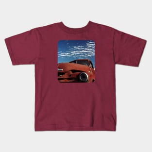 Abandoned 1950s Chevy Truck, Texas, 1991, Image 1 Kids T-Shirt